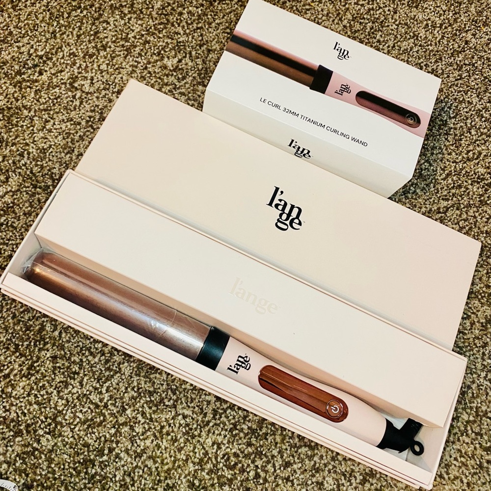 NEW! L'ange Blush Le Curl 1.25" (32MM) Titanium Curling Wand